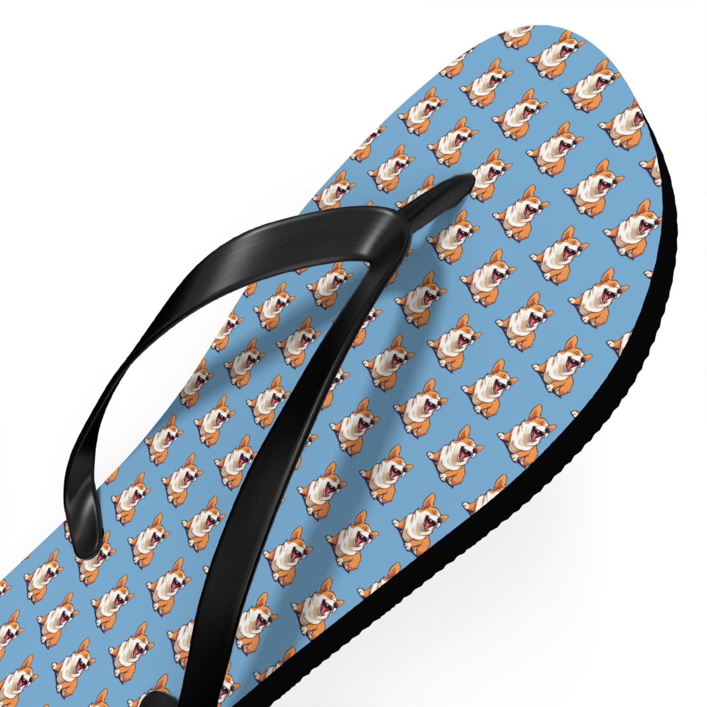 Comical Mosaic Flip-Flops