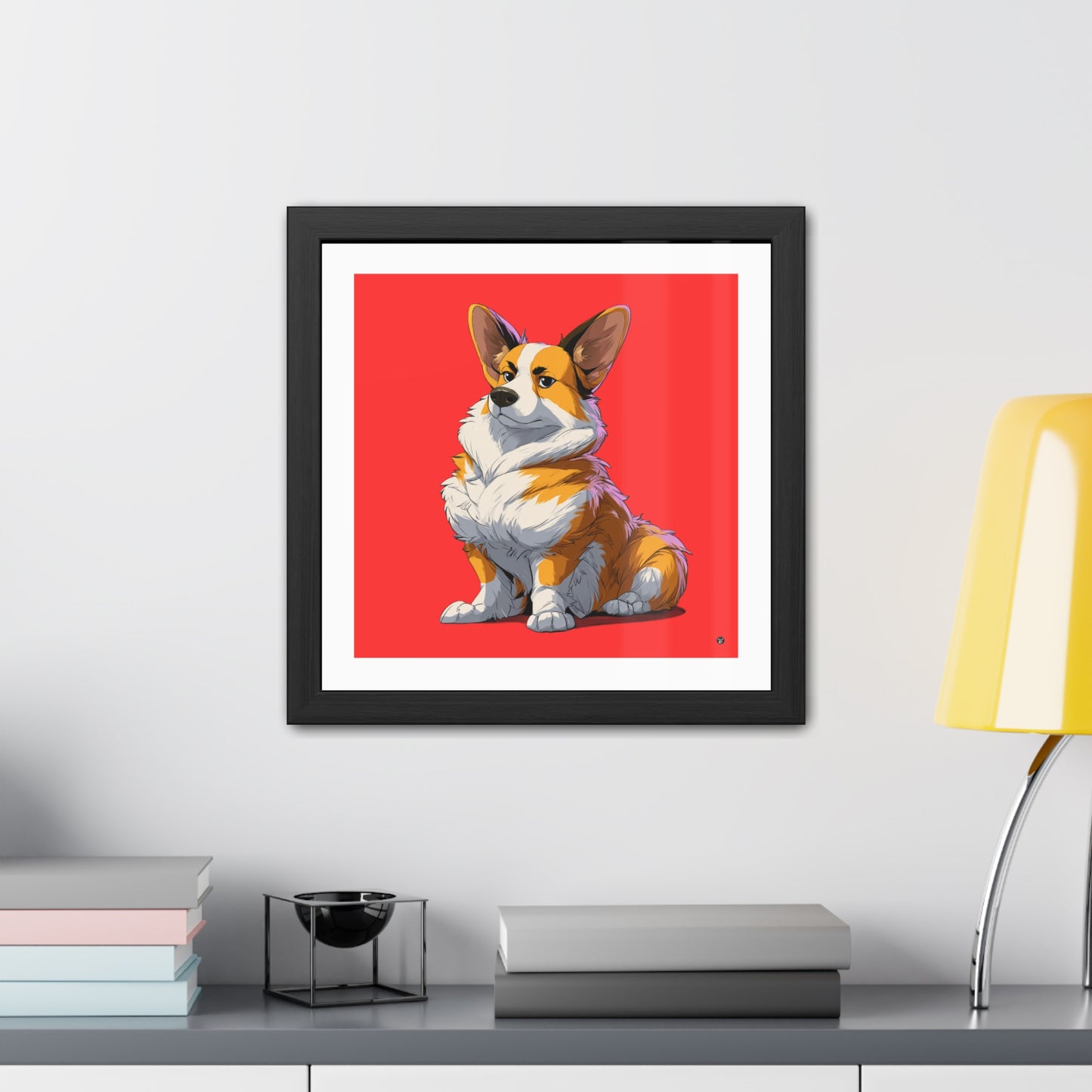 Boss Dog Framed Print