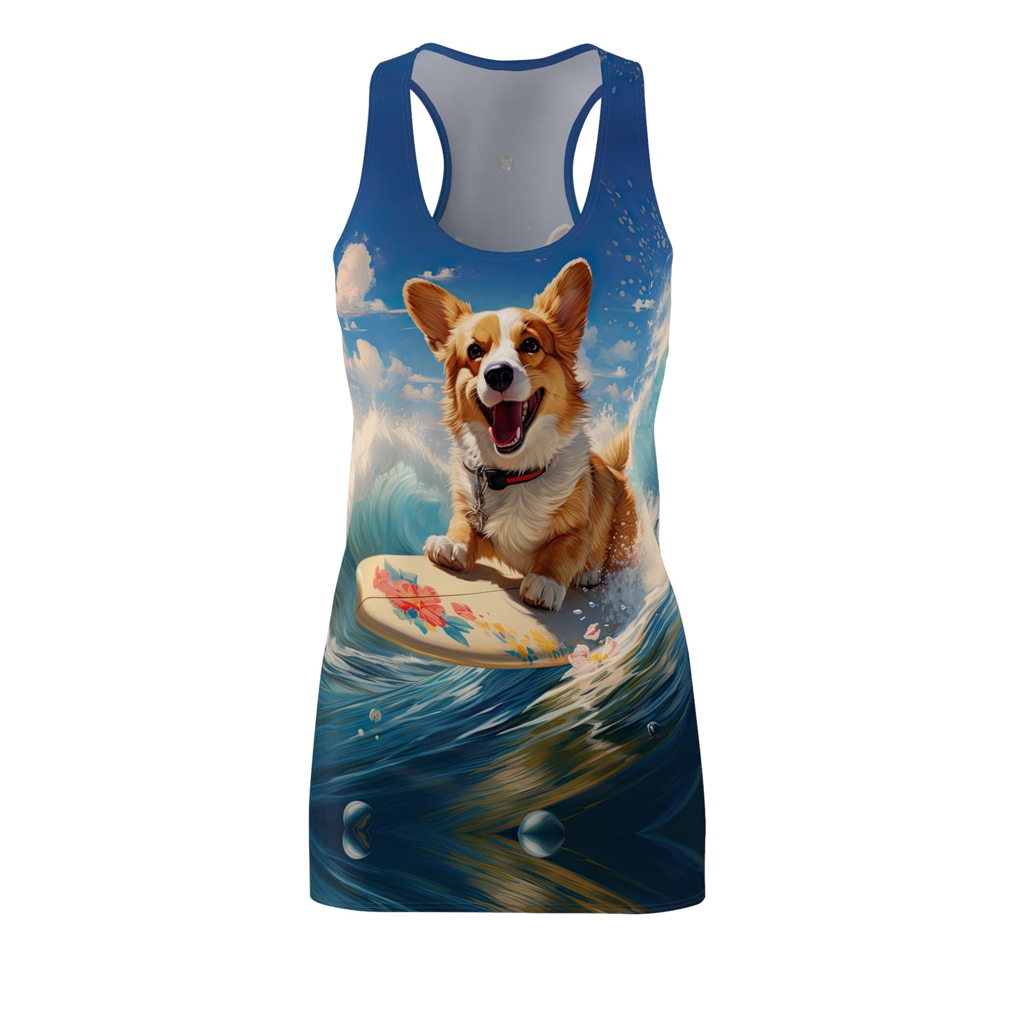 Cowabunga Corgi - Racerback Dress