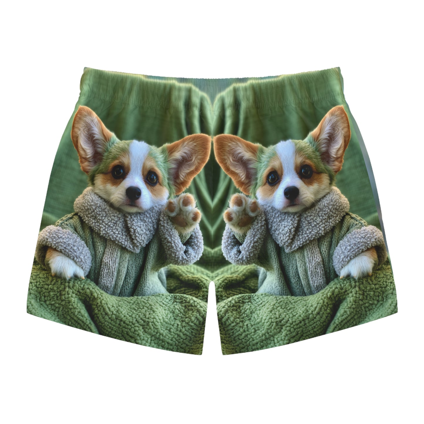 Grogu the Corgi Swim Trunks