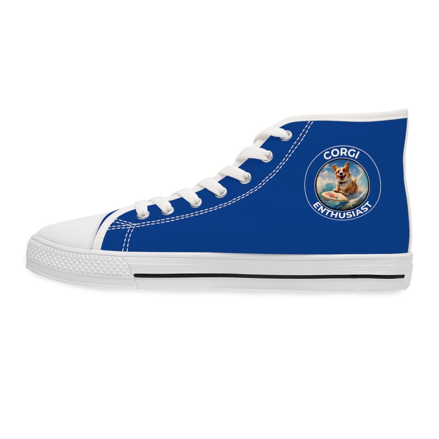 Corgi Enthusiast - Women's High Top Sneakers