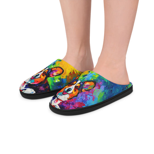 Color Me Corgi Women's Slippers