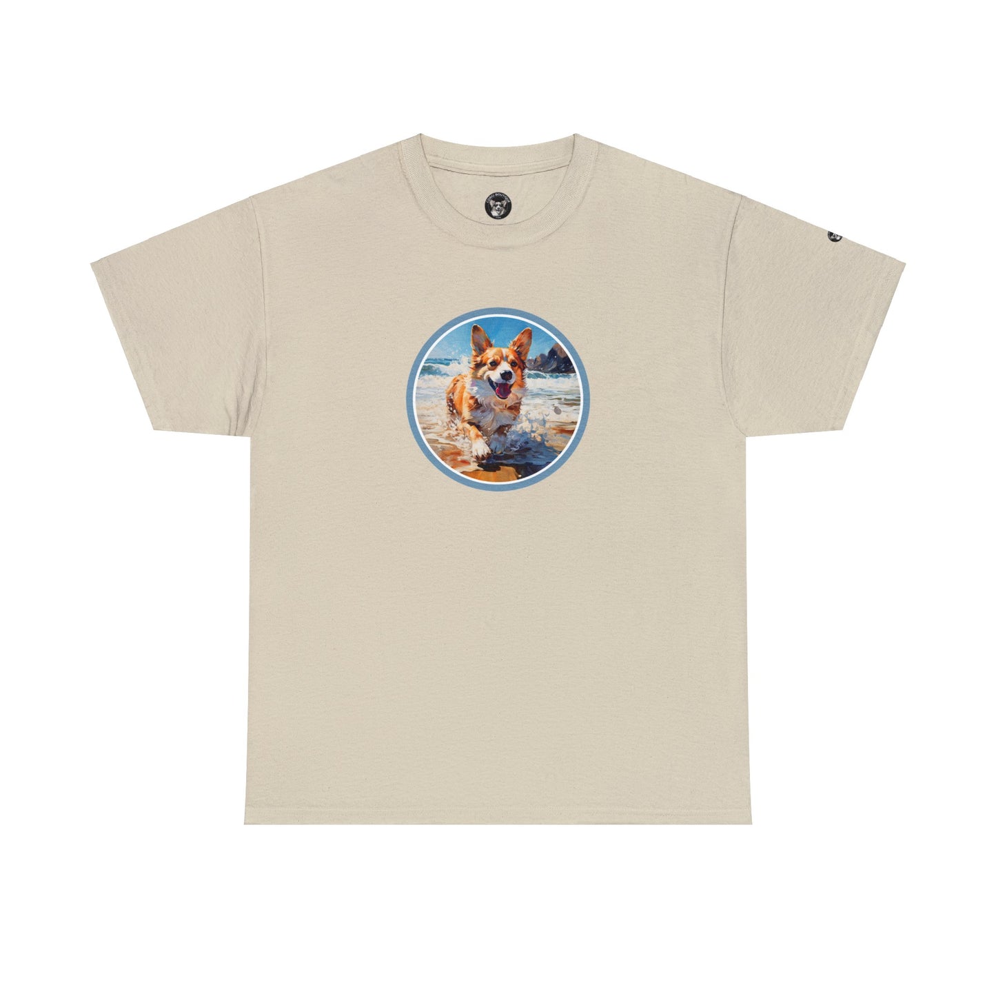 Coastal Corgi - Unisex Heavy Cotton Tee