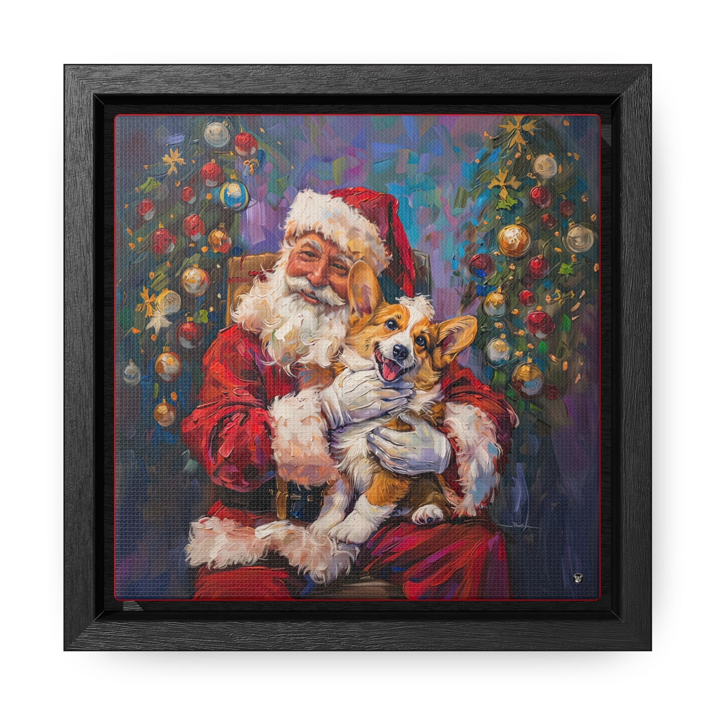 Nice List - Framed on Canvas