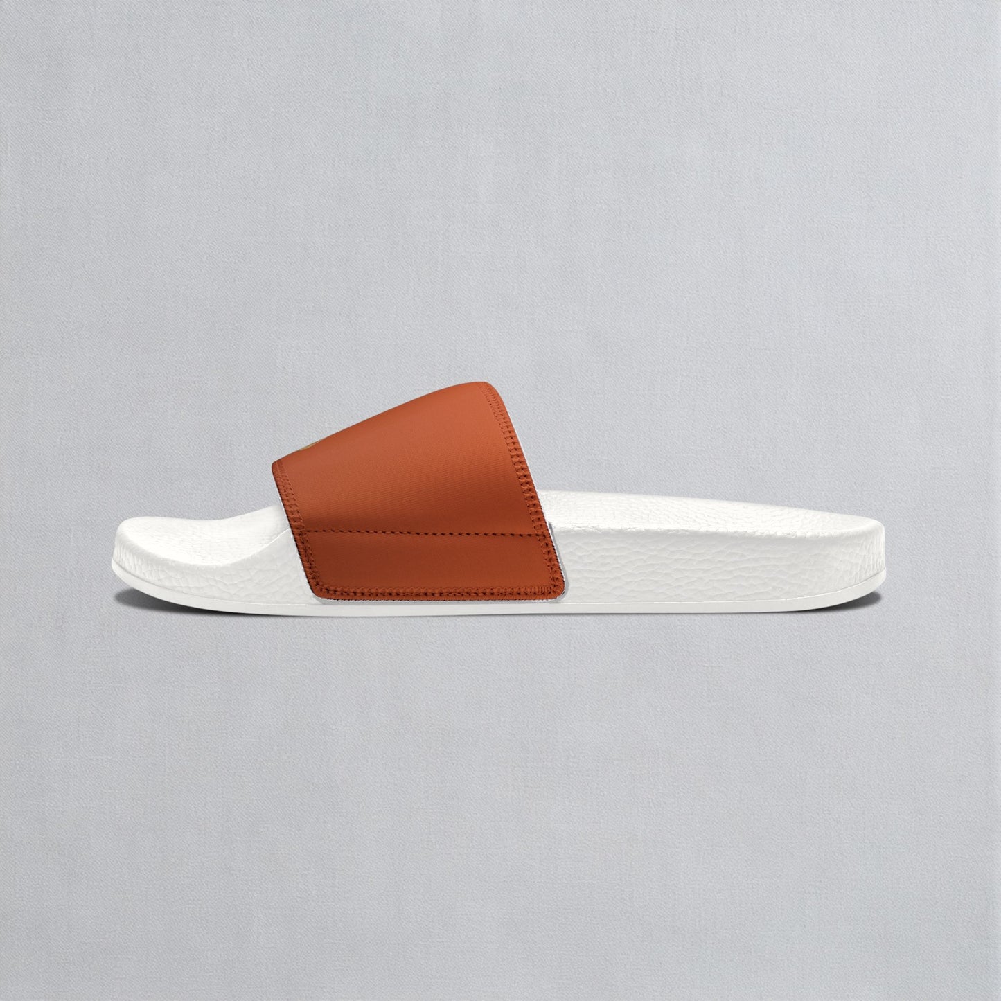 Prince Corgi Burnt Orange Men's Slide Sandals - Casual Pool & Beach Slides