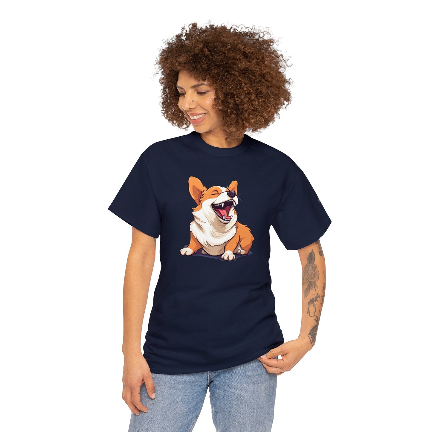 Comical Corgi - Unisex Heavy Cotton Tee