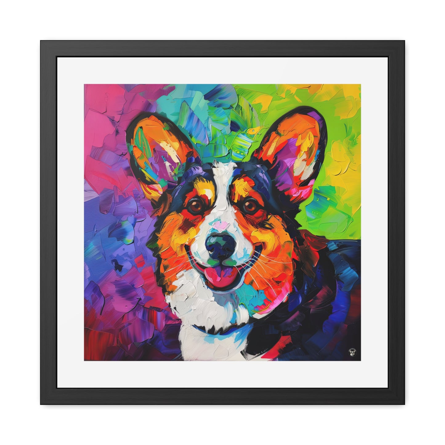 Colorful Cardigan - Framed Print