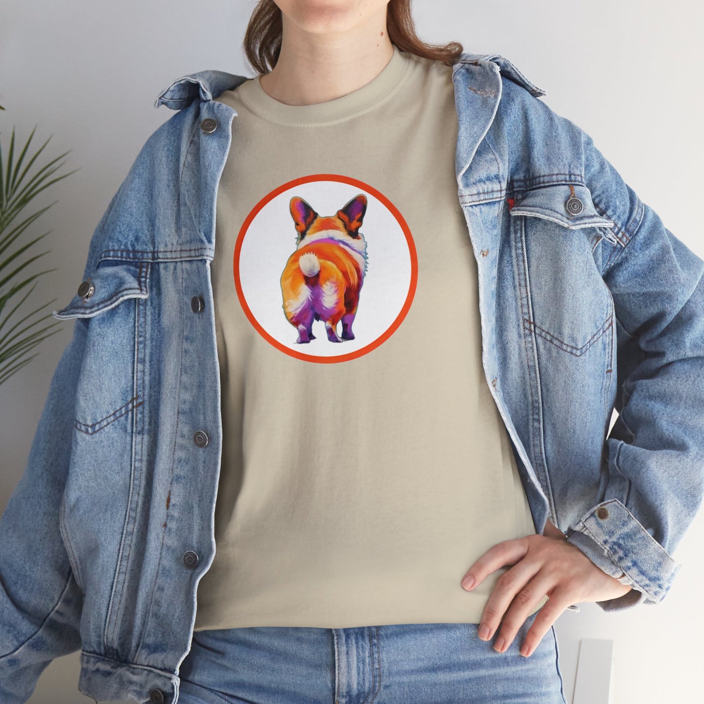 Corgi Butt - Unisex Heavy Cotton Tee