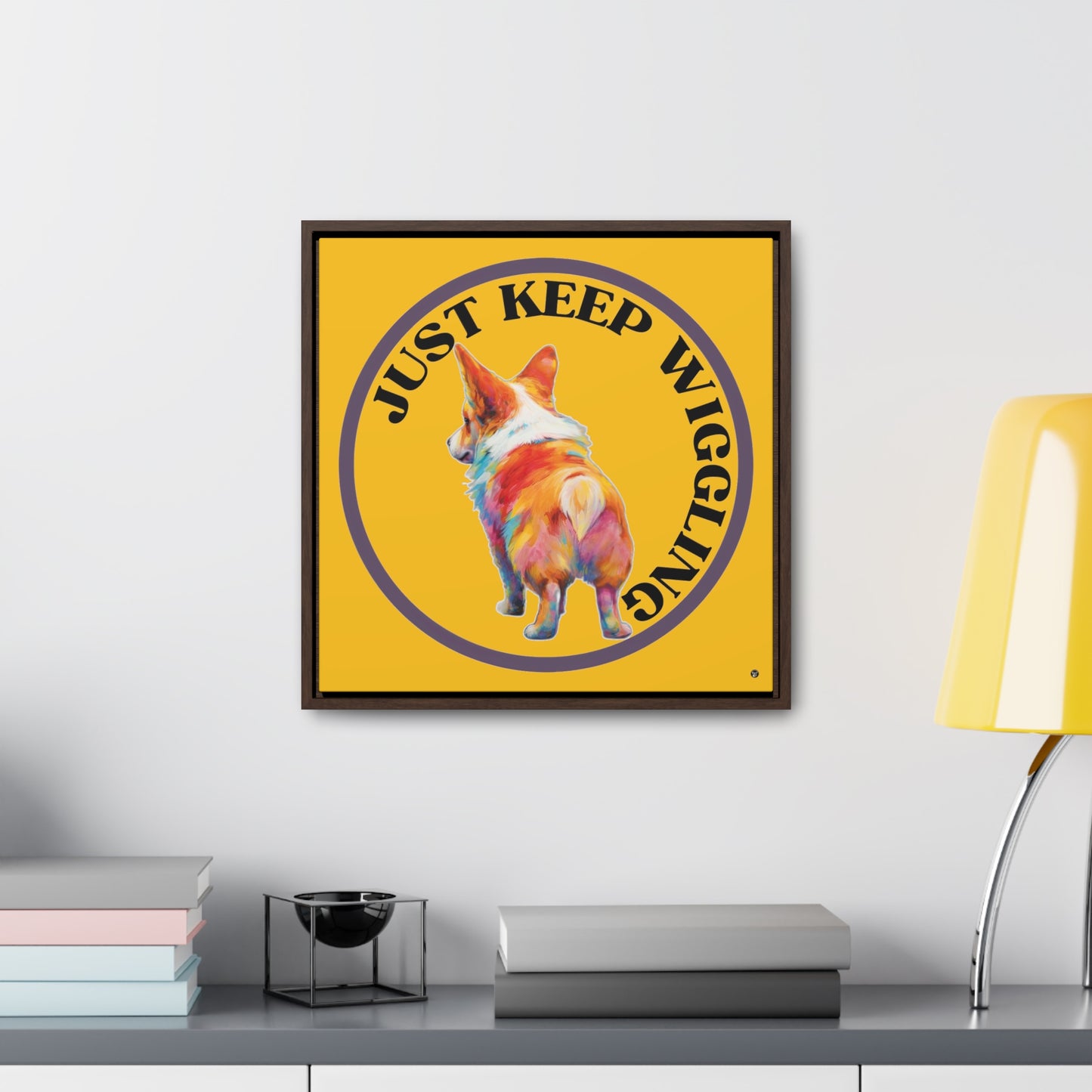 Just Keep Wiggling - Framed on Canvas