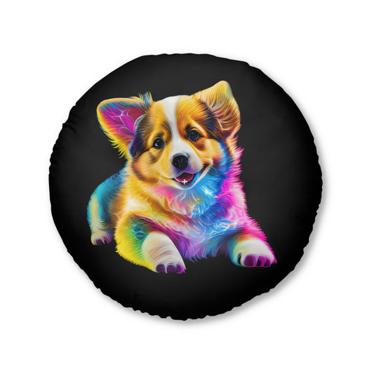 Colorful Corgi - Floor Pillow