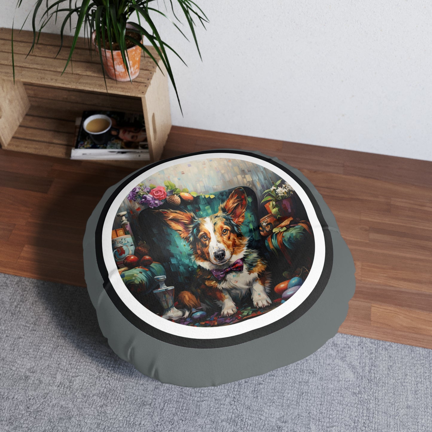 Formal Corgi - Floor Pillow