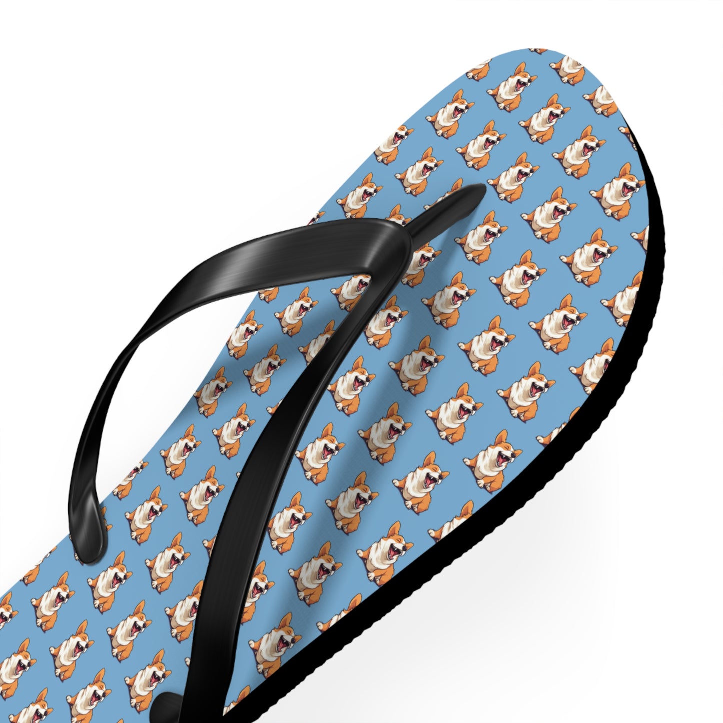 Comical Mosaic Flip-Flops