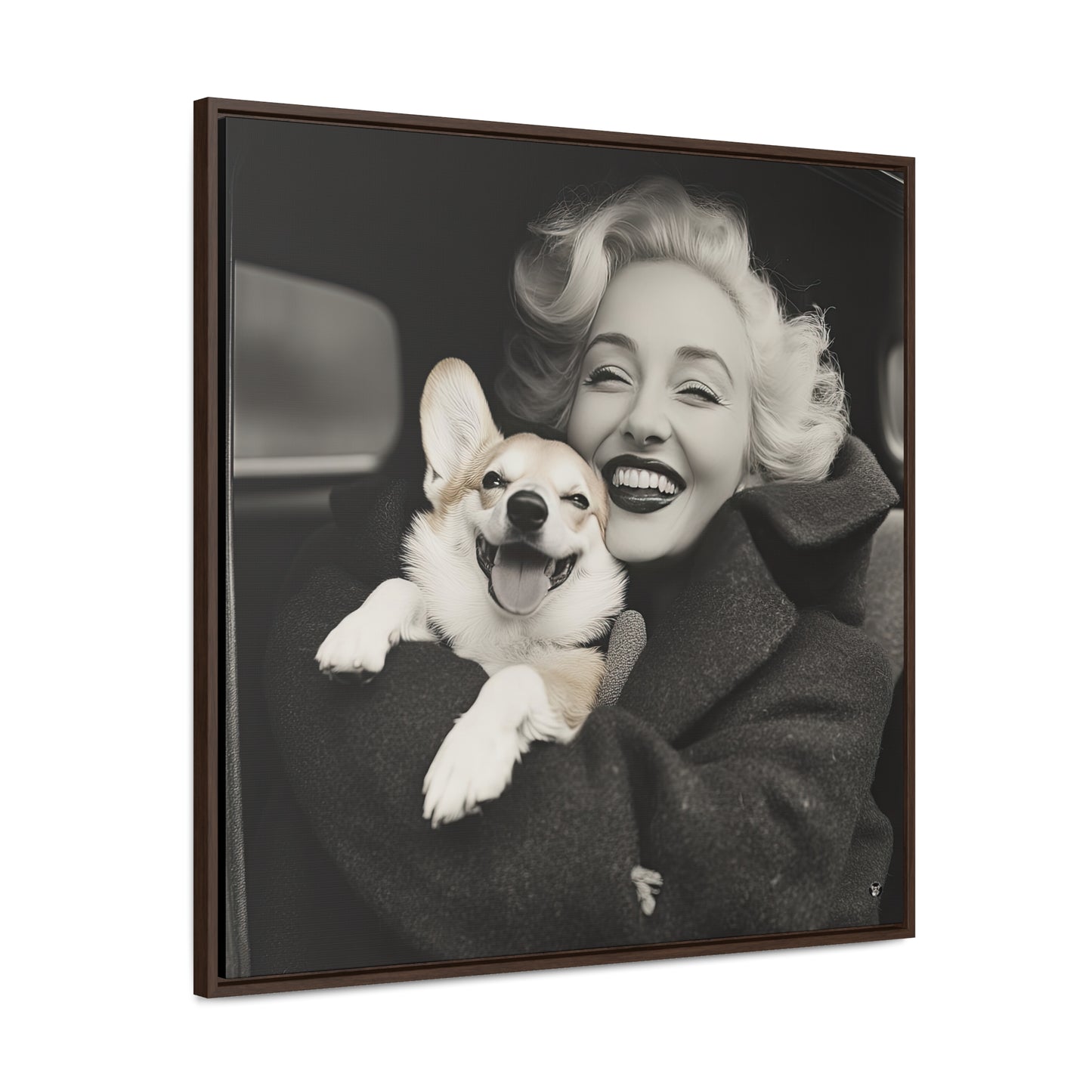 Marilyn's Bestie - Framed on Canvas