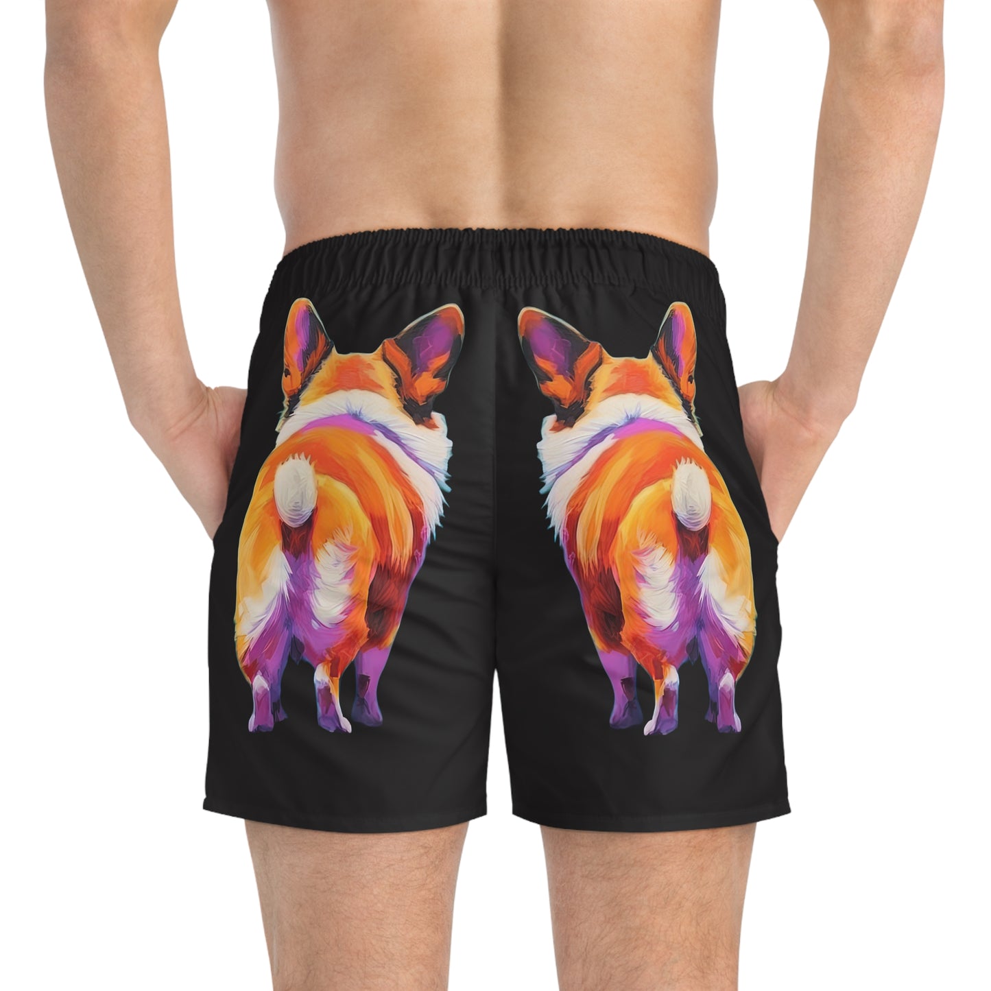 Corgi Butt Swim Trunks