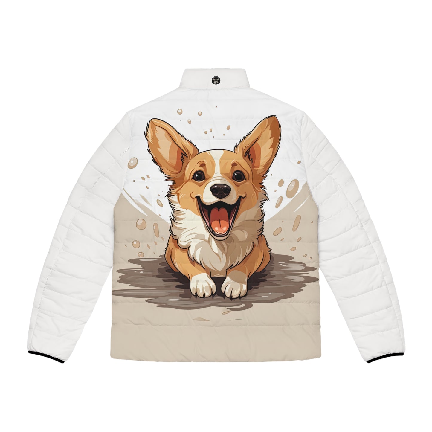 Corgi Cuteness Puffer Jacket
