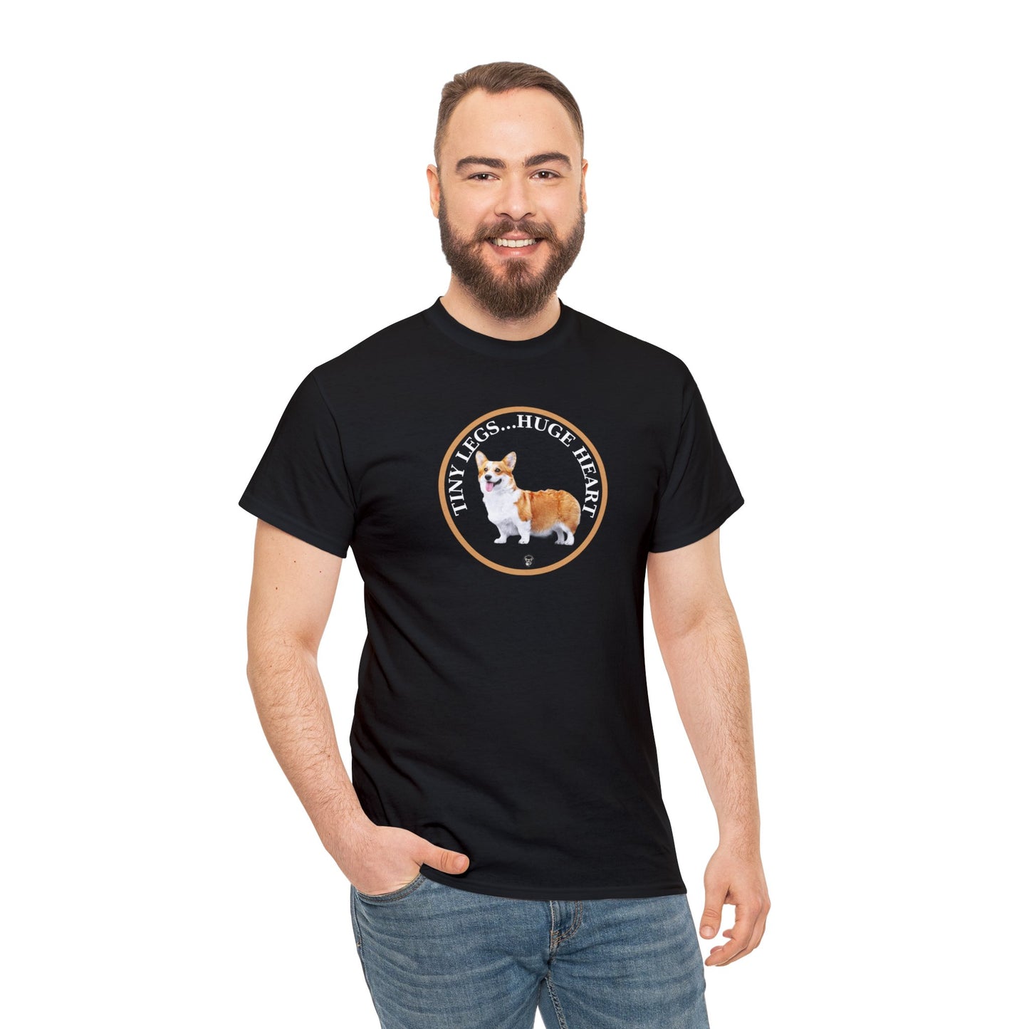 Tiny Legs...Huge Heart - Unisex Heavy Cotton Tee