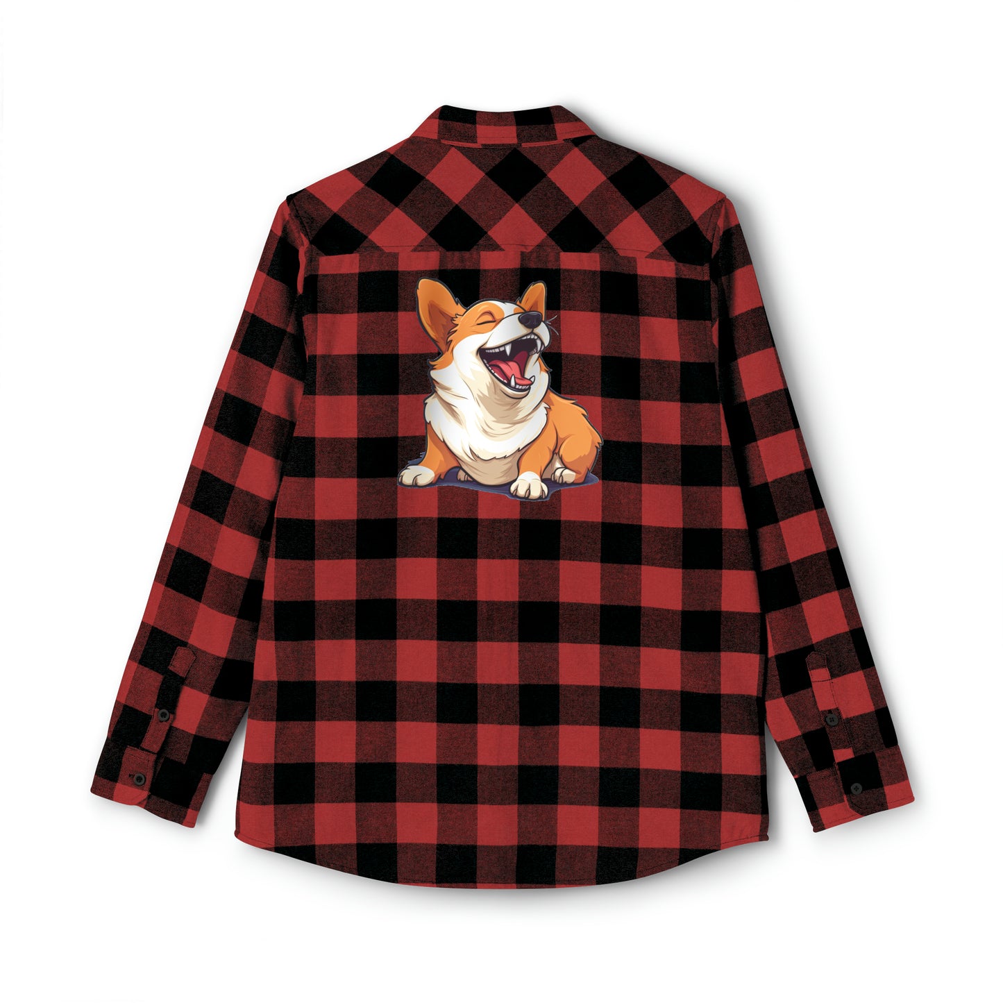 Comical Corgi - Flannel Shirt