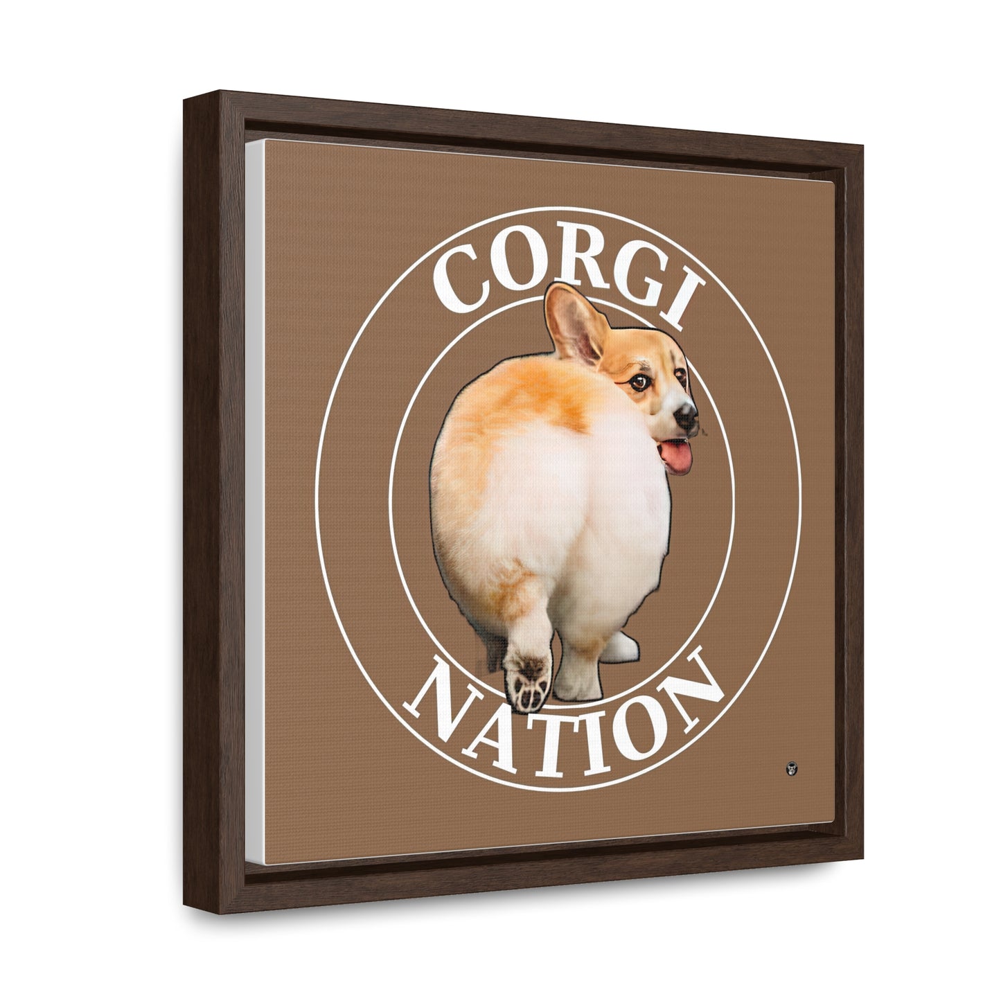 Corgi Nation - Framed on Canvas