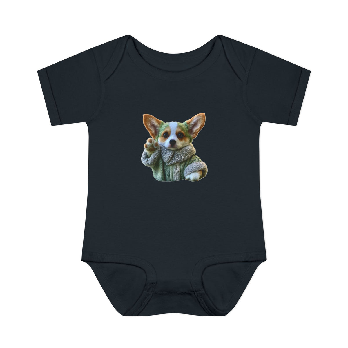 Baby Corgi Star Warrior Infant Bodysuit