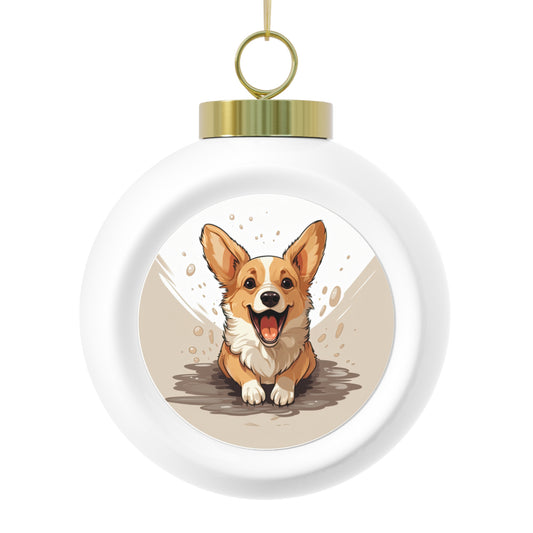 Corgi Cuteness - Christmas Tree Ball