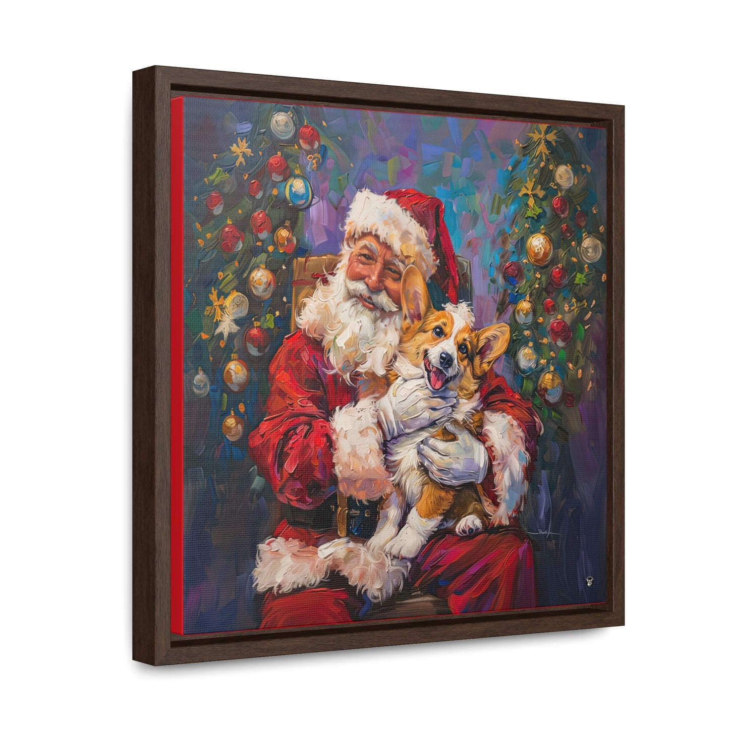 Nice List - Framed on Canvas