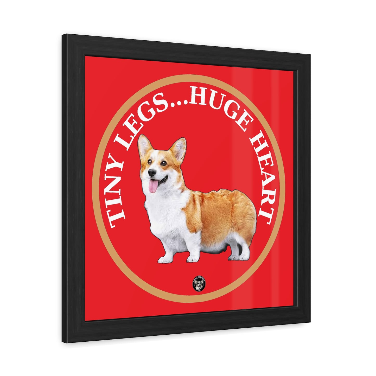 Tiny Legs...Huge Heart - Framed Print