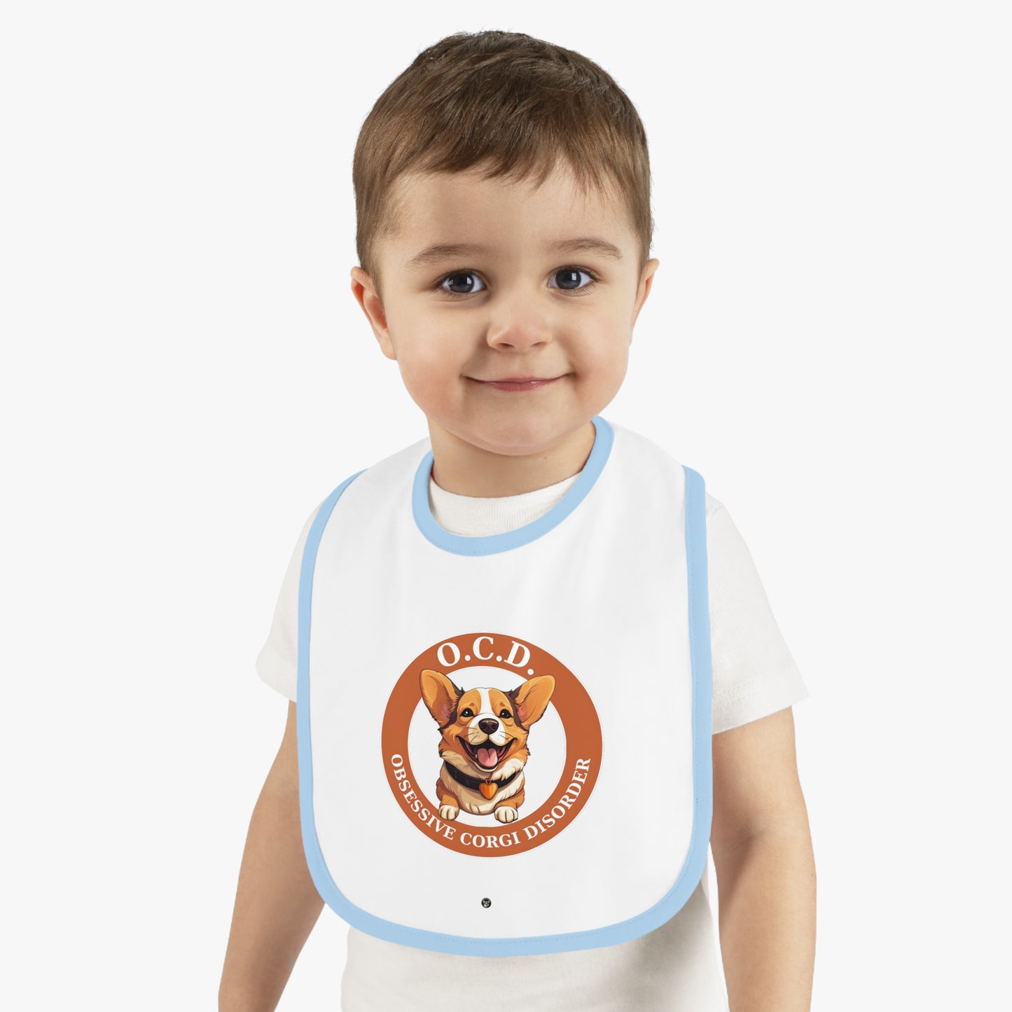 O.C.D. Obsessive Corgi Disorder - Baby Bib