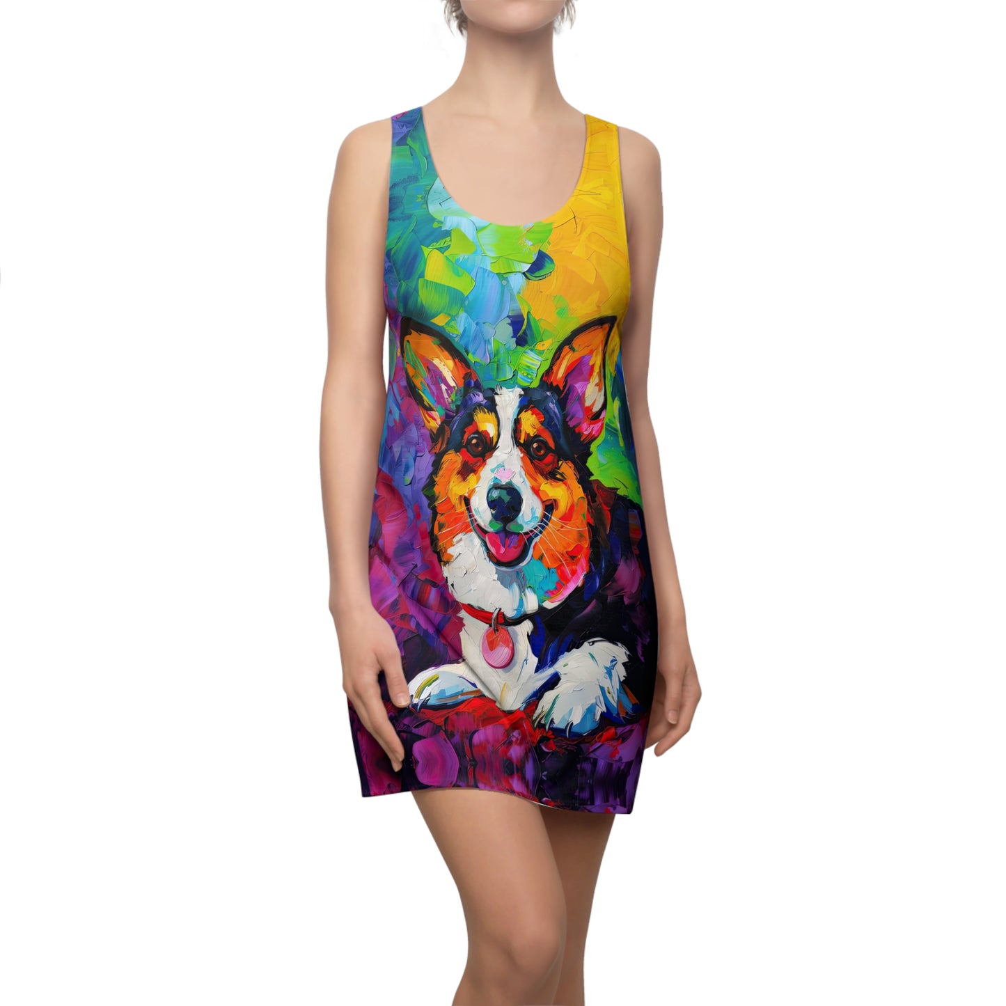 Colorful Cardigan Racerback