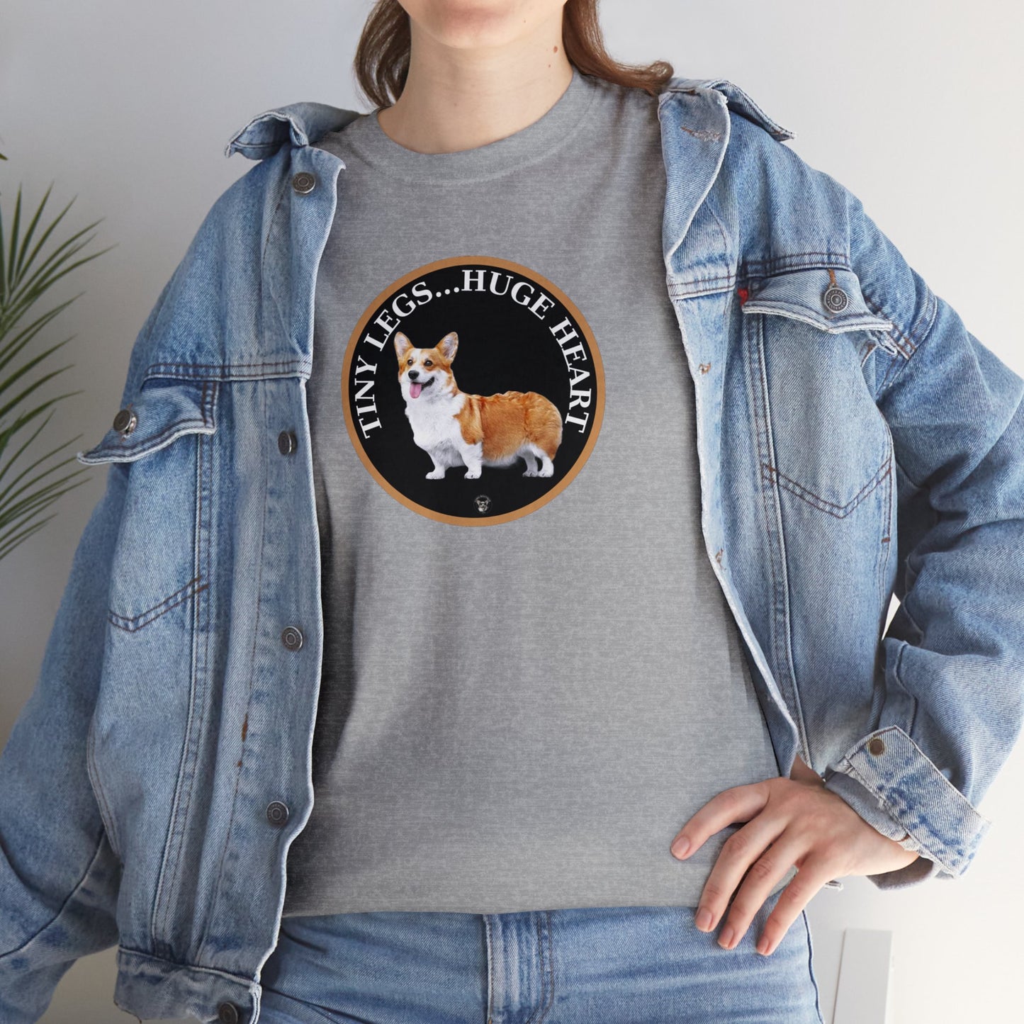 Tiny Legs...Huge Heart - Unisex Heavy Cotton Tee