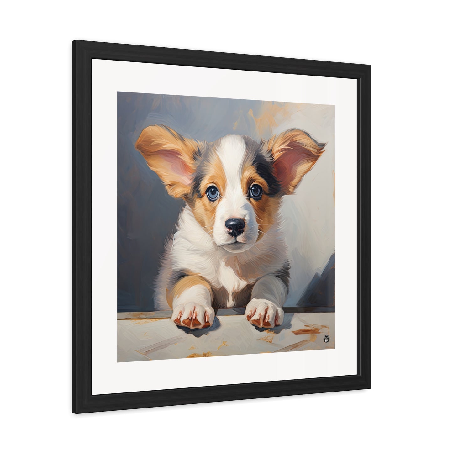 Tableau encadré Portrait de chiot