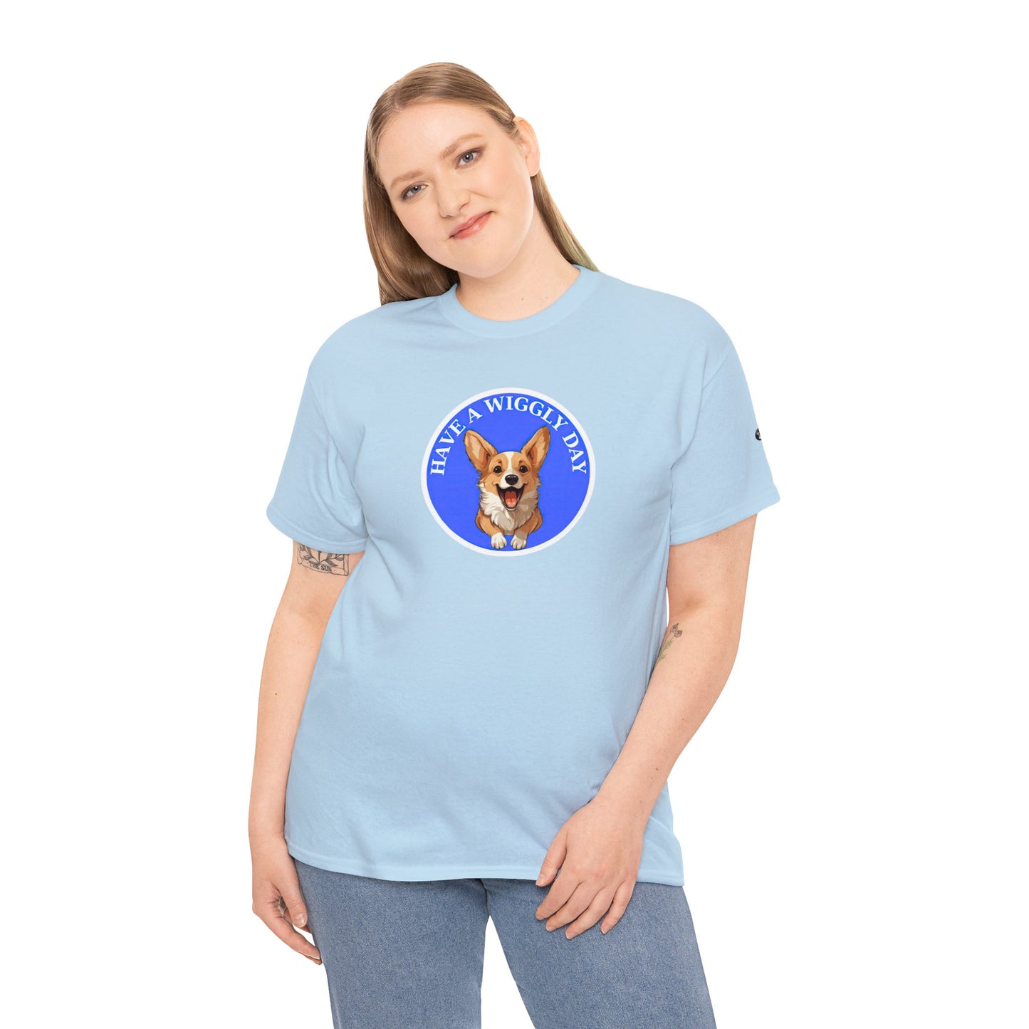 Have a Wiggly Day - Unisex Heavy Cotton Tee