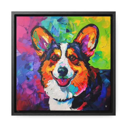 Colorful Cardigan - Framed on Canvas