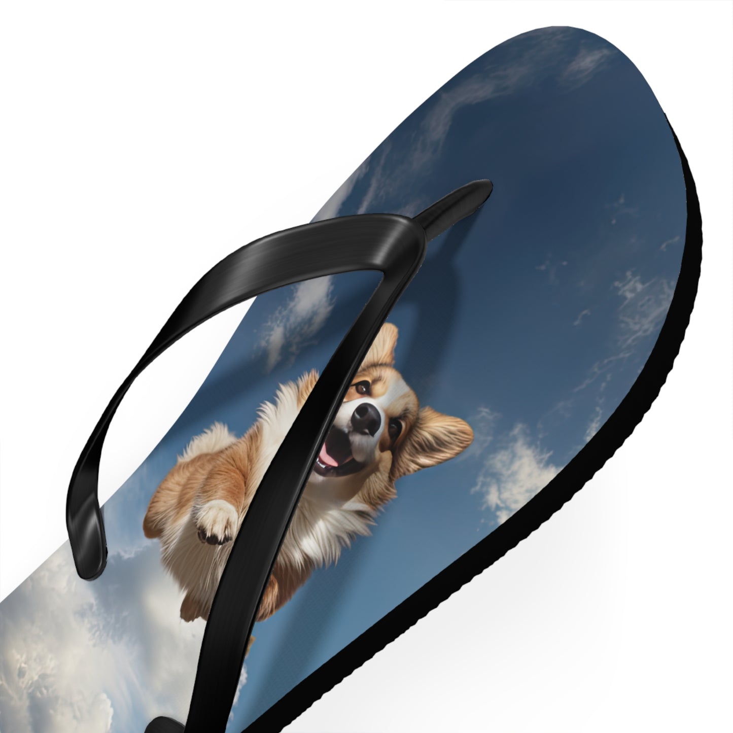 Super Corgi Flip-Flops