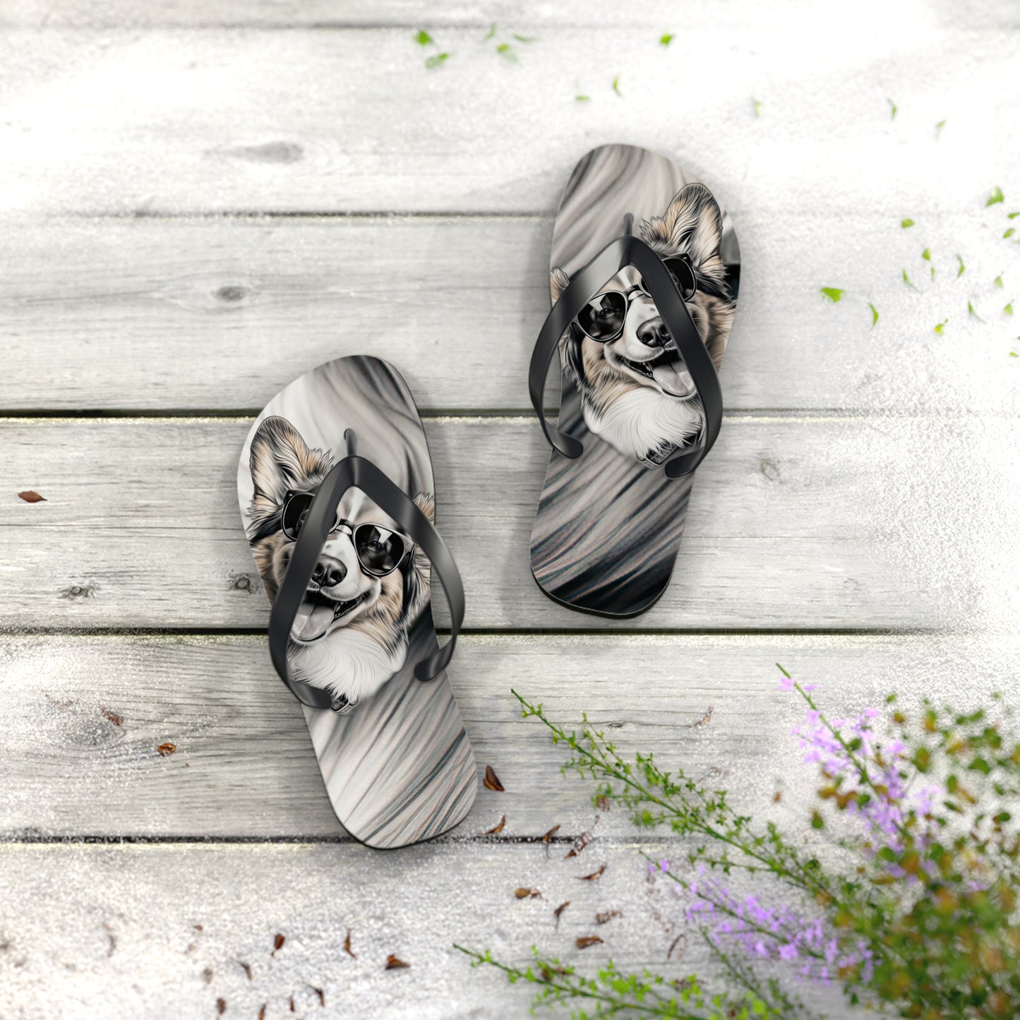 Corgi Cool Flip-Flops