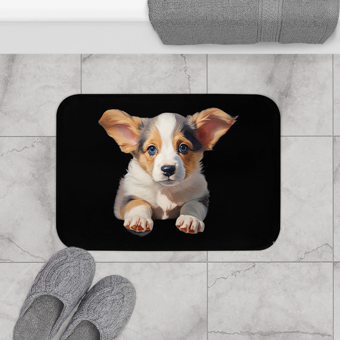 Puppy Portrait - Bath Mat