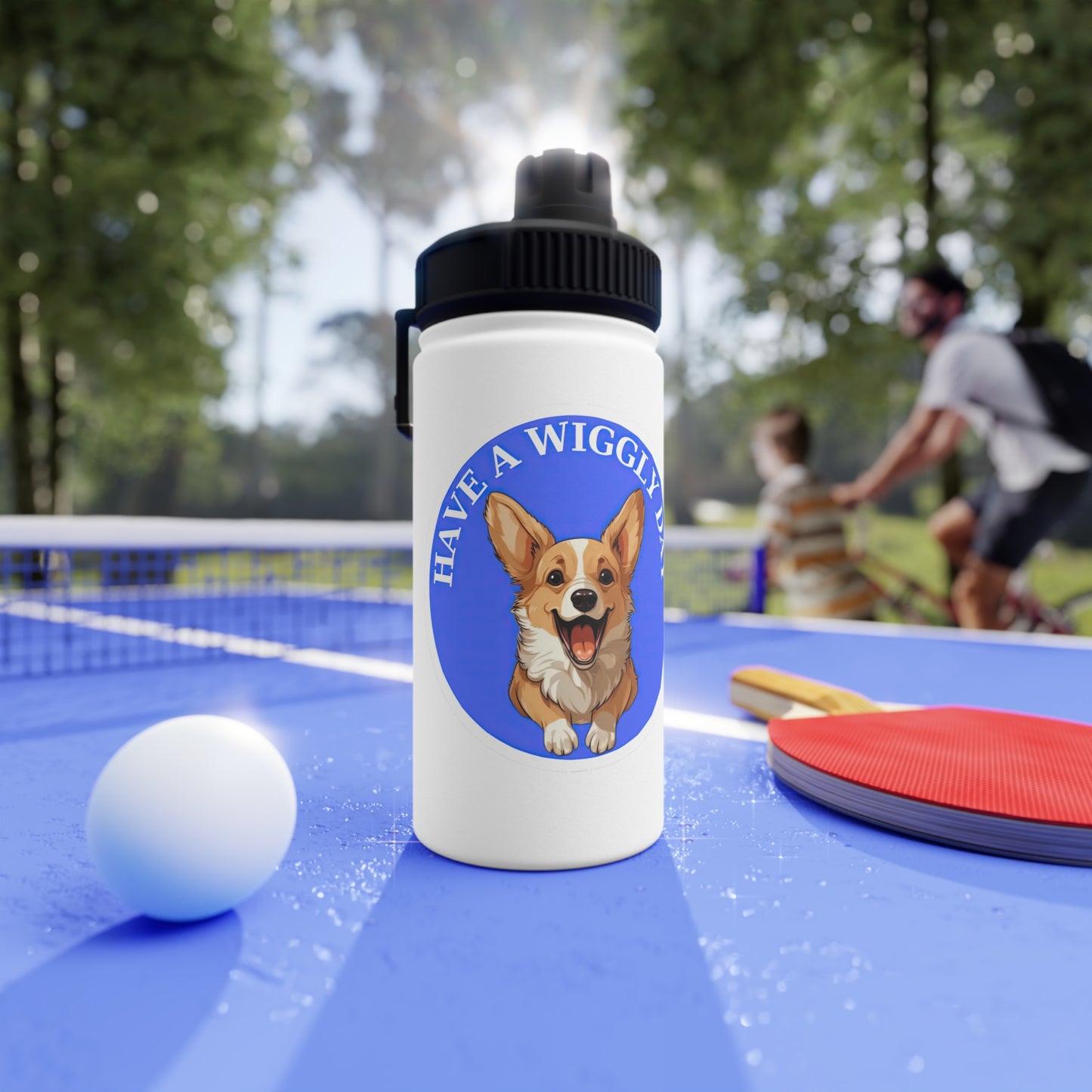 Have a Wiggly Day - Water Bottle with Sport Lid