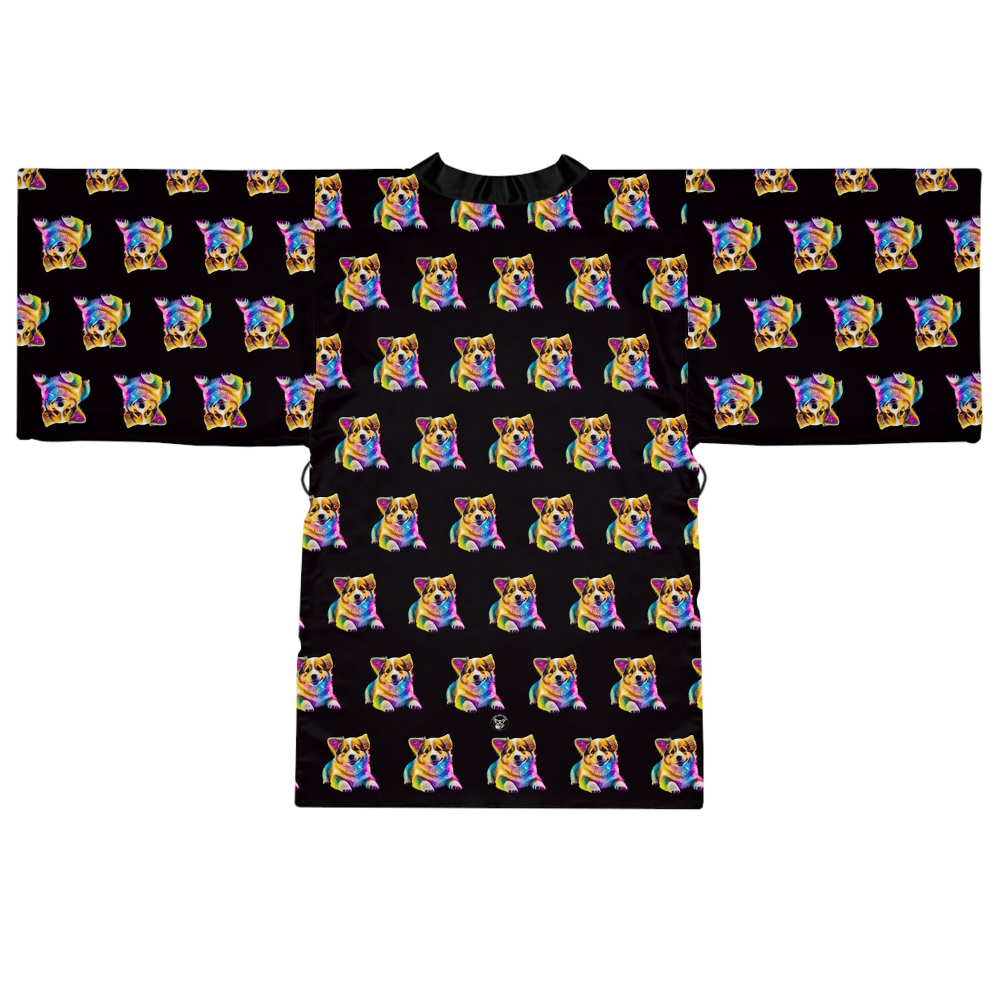 Colorful Corgi Kimono Robe