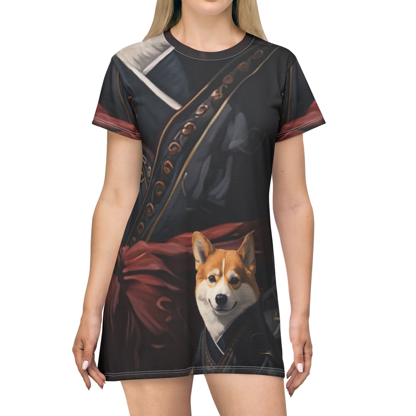 Robe T-shirt Corgi Ninja