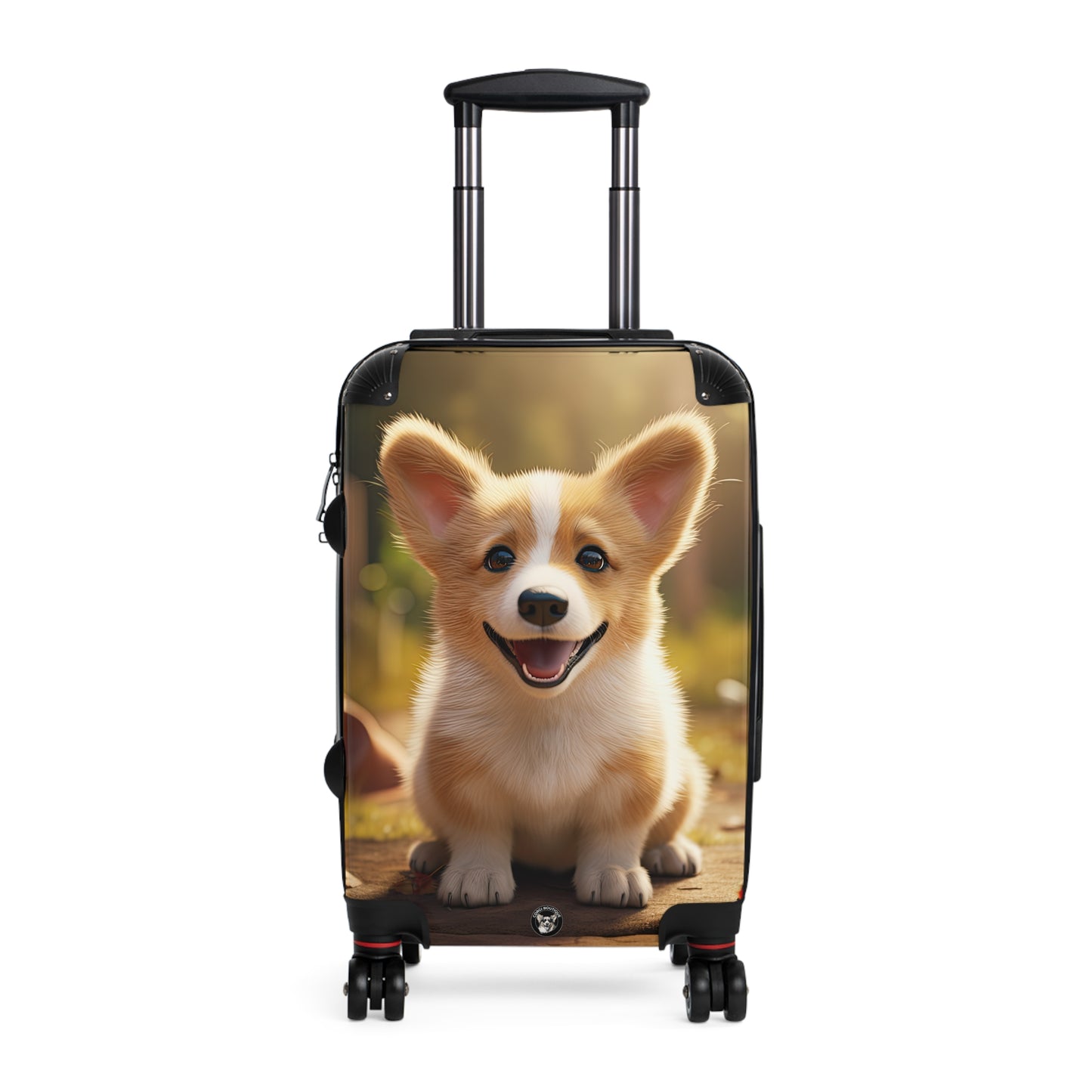 Corgi Puppy Sweetness Suitcases — Cute Rolling Luggage for Corgi Lovers