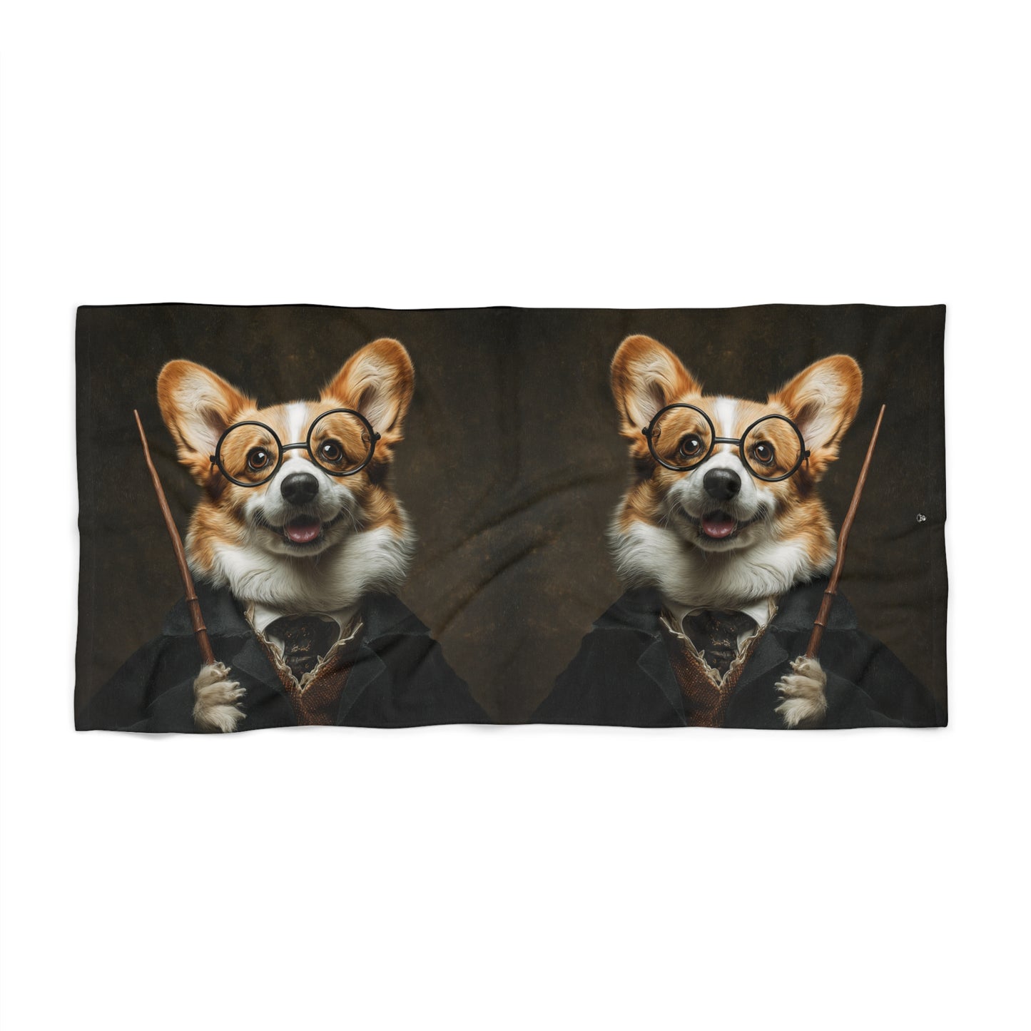 Corgi Potter Beach Towel