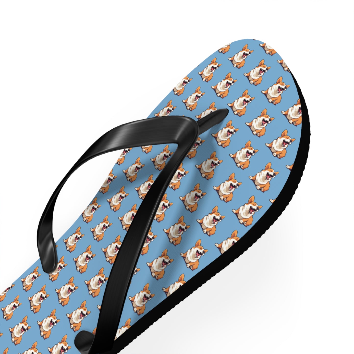 Comical Mosaic Flip-Flops