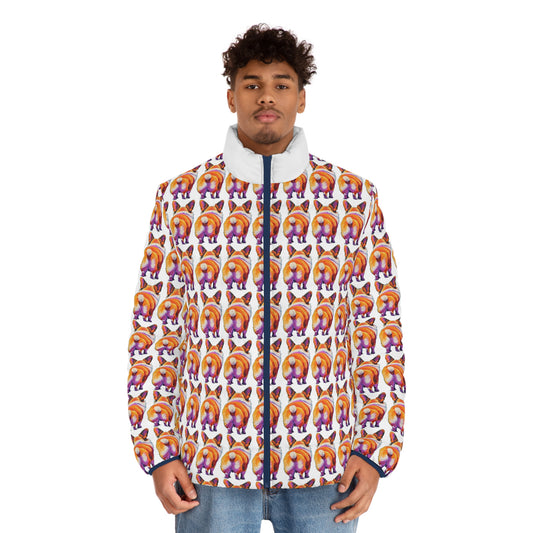 Corgi Butt Mosaic - Puffer Jacket