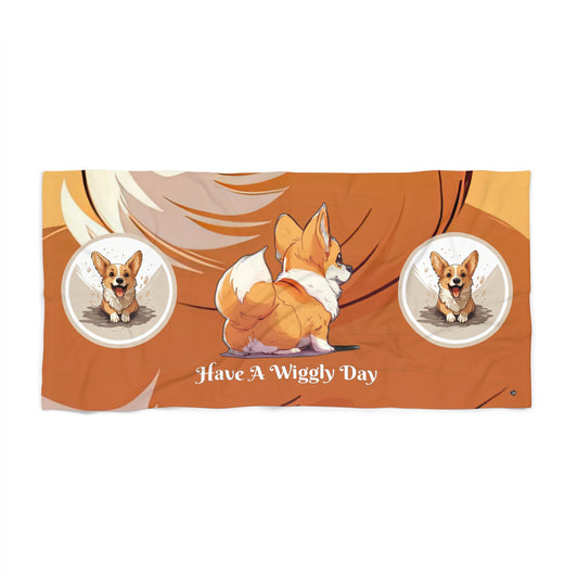 Serviette de plage "Have a Wiggly Day"