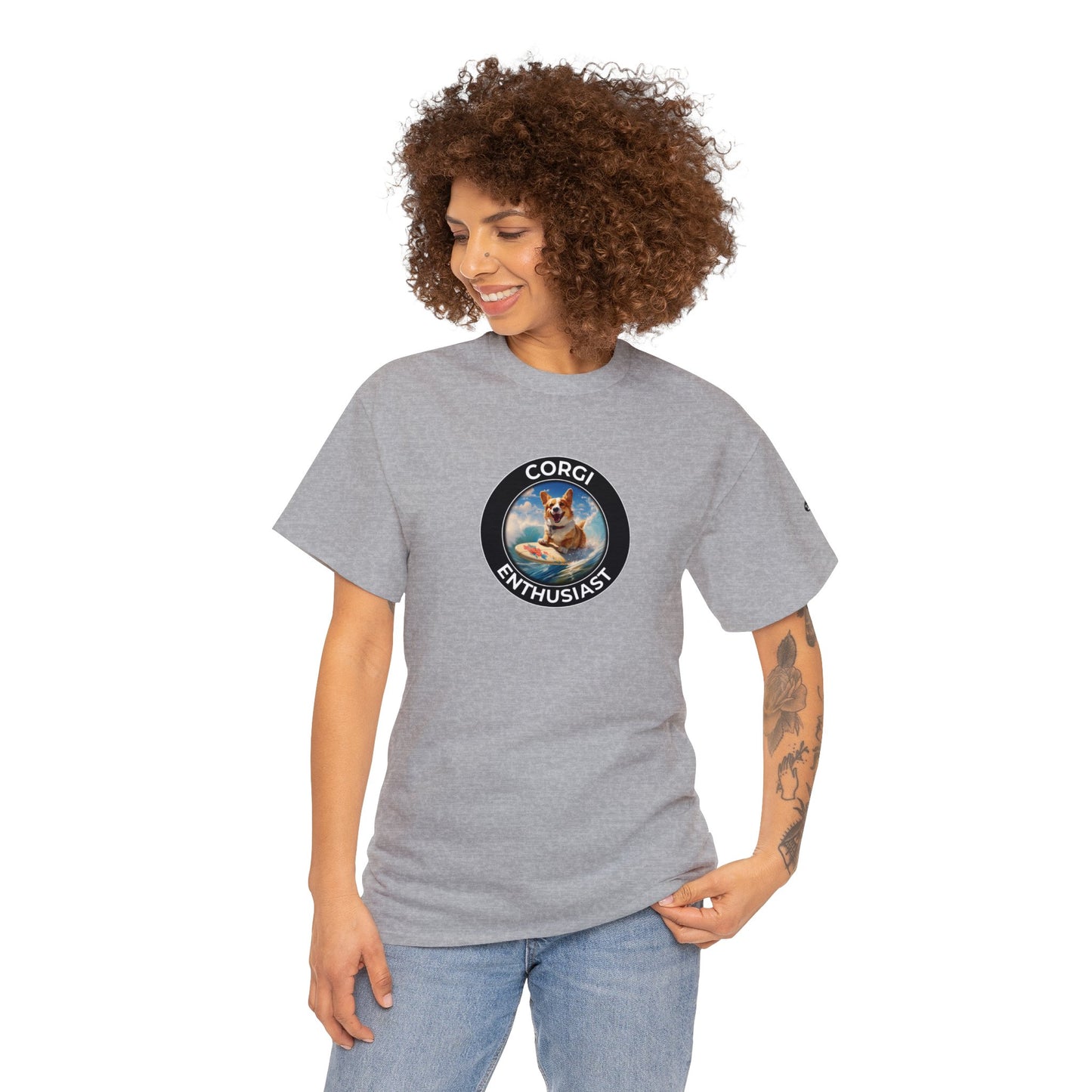 Corgi Enthusiast - Unisex Heavy Cotton Tee