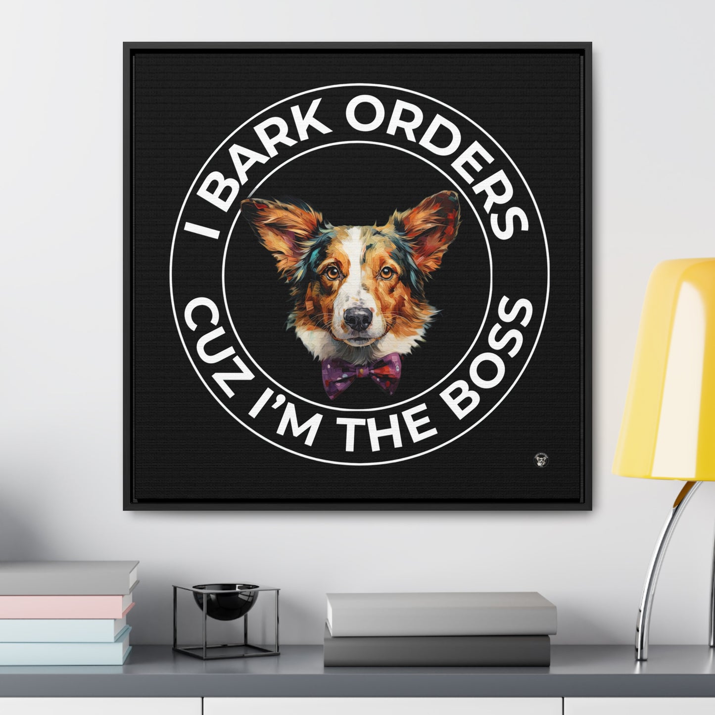 The Boss - Framed on Canvas