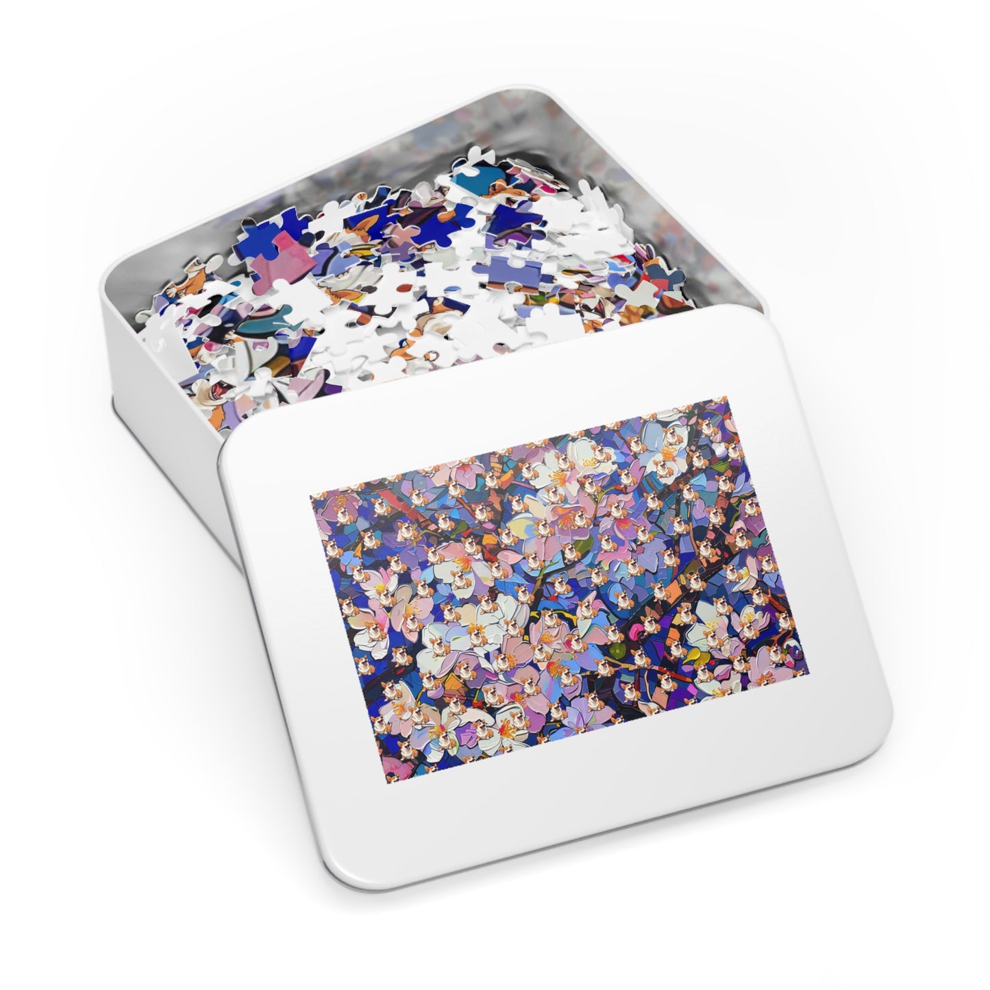 Flowers and Corgis - Jigsaw Puzzle