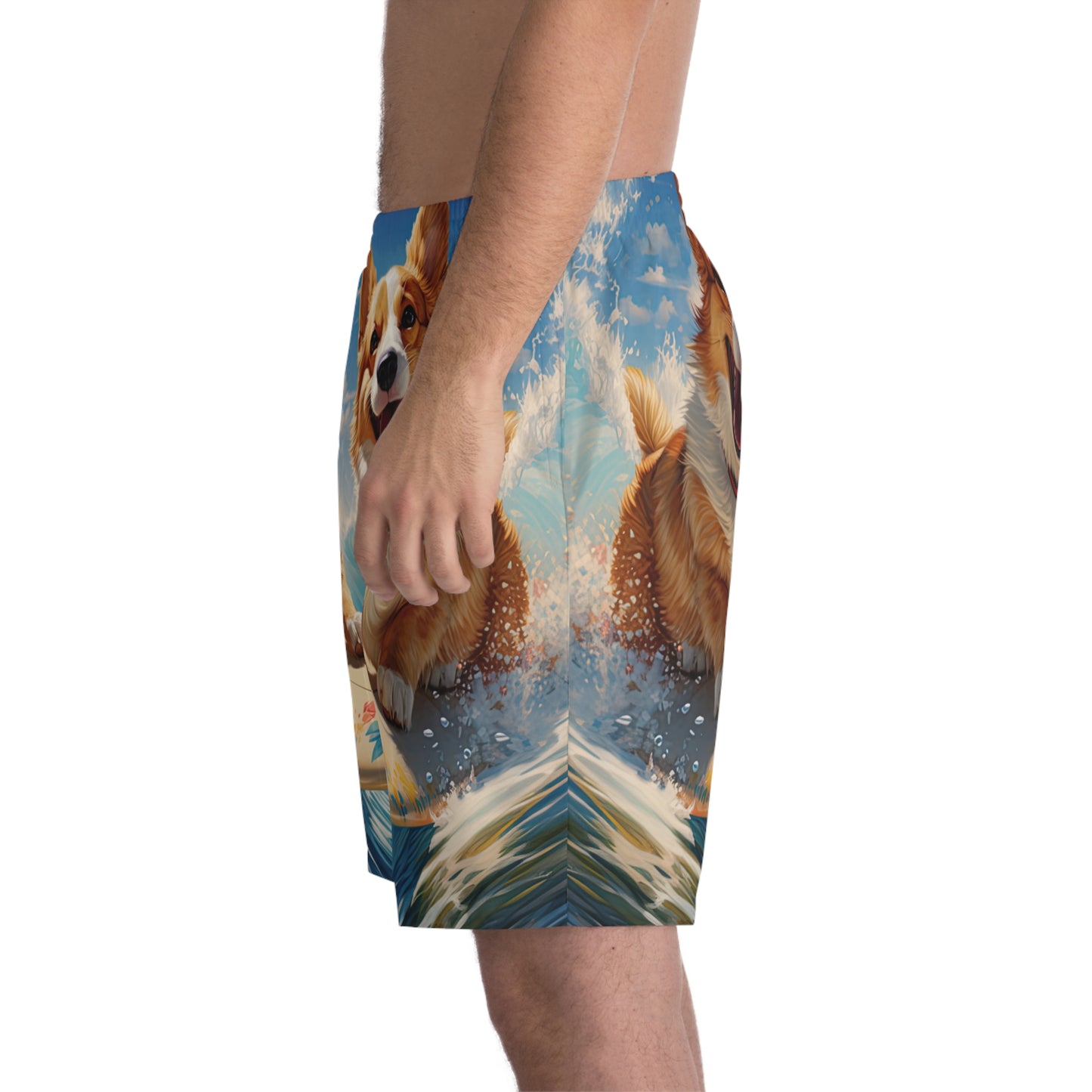 Cowabunga Corgi - Board Shorts