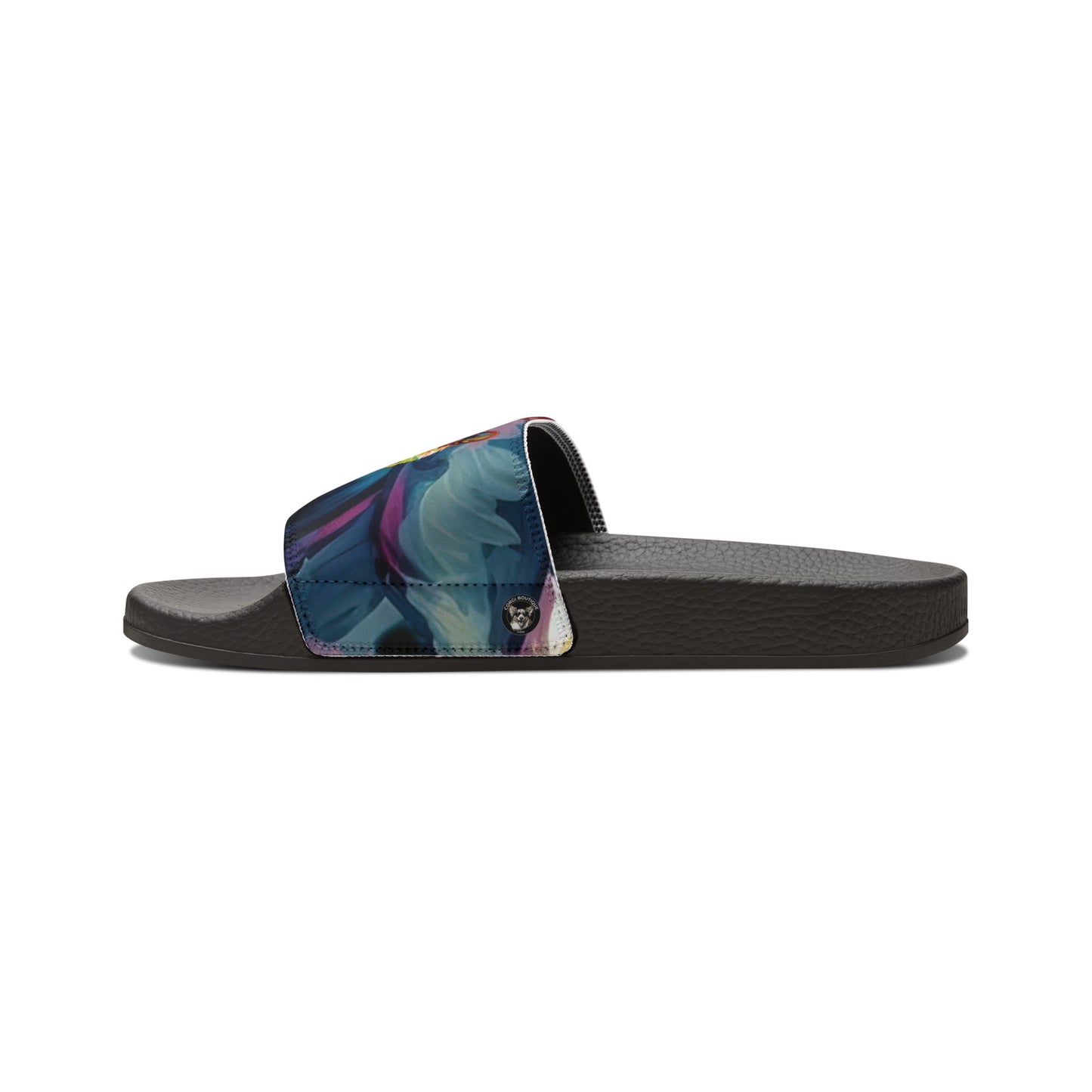 Scouter Corgi Artistic Abstract Women's Casual Slide Sandals - Pool & Beach Slides