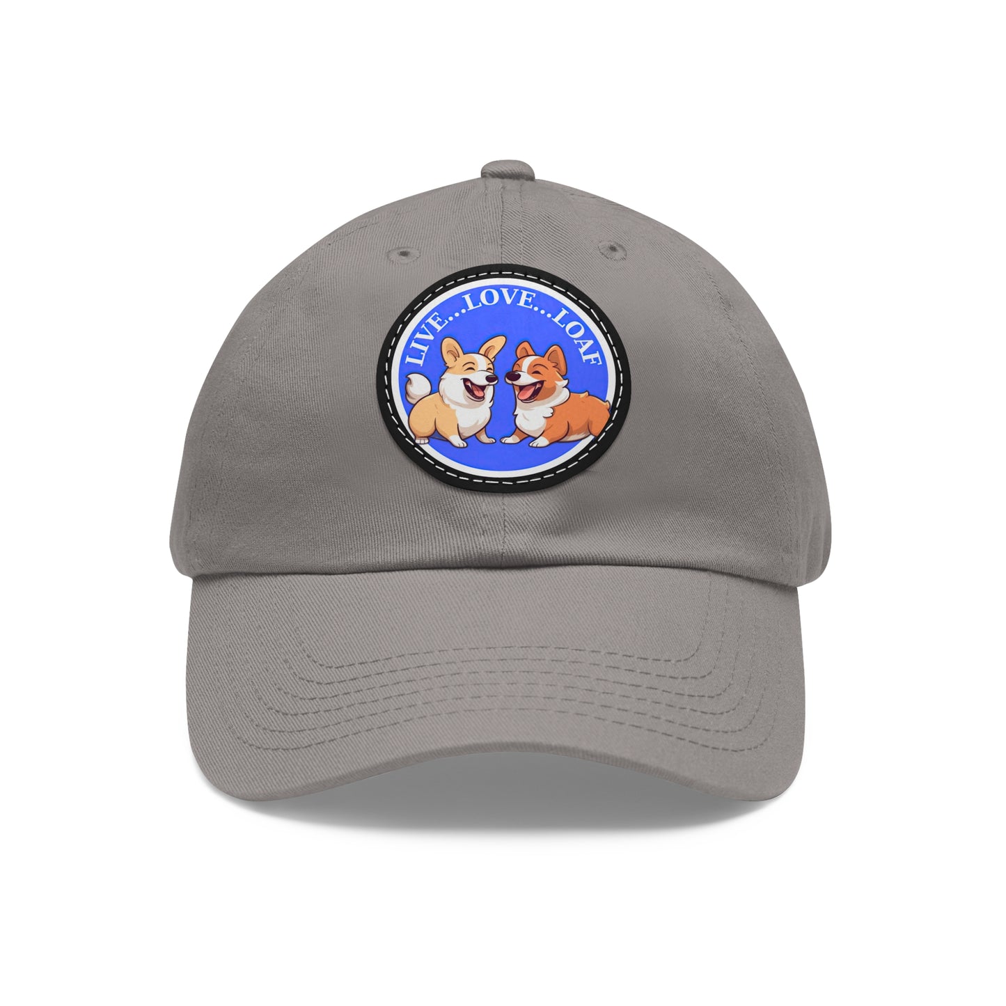 Live...Love...Loaf - Cap with Leather Patch
