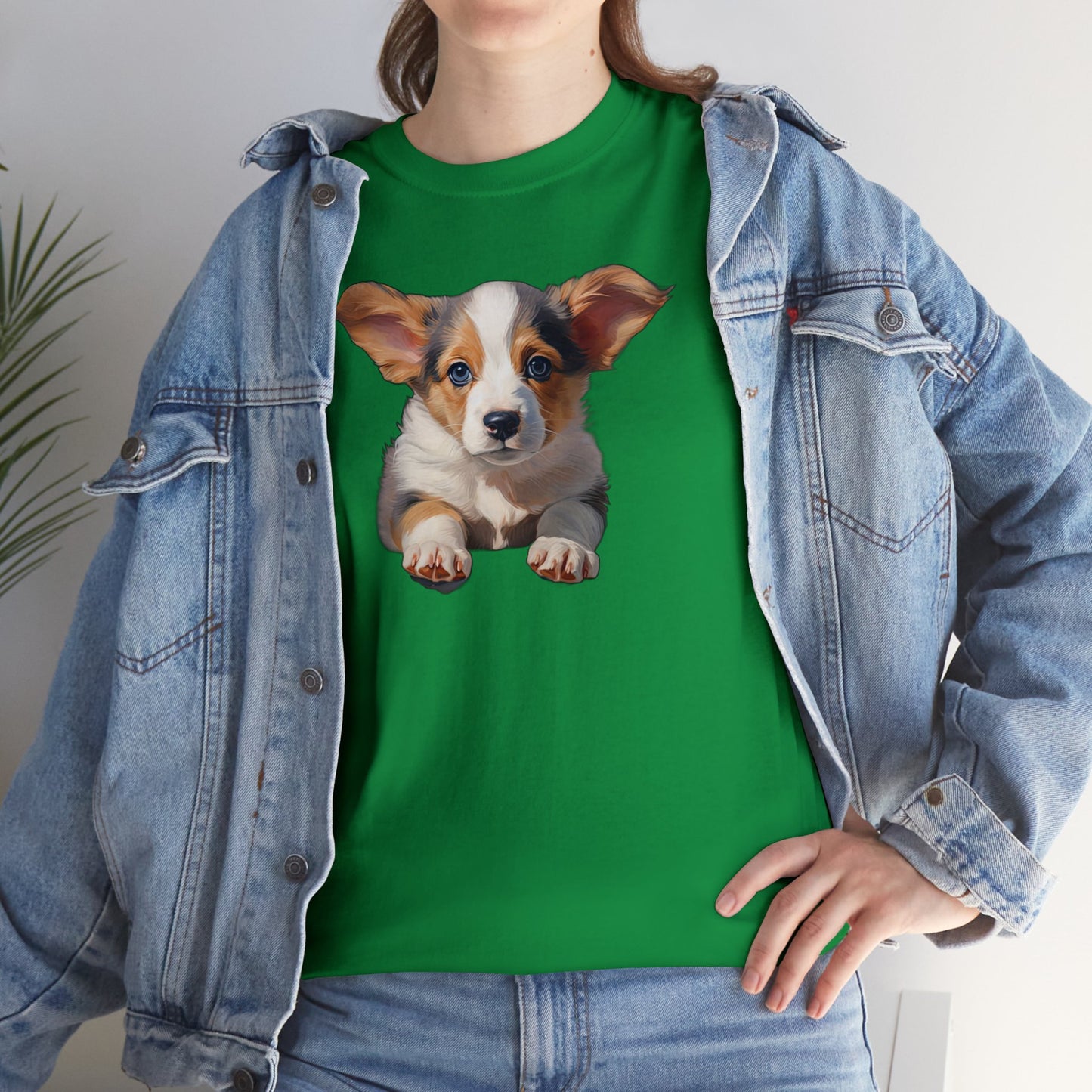 Puppy Portrait - Unisex Heavy Cotton Tee